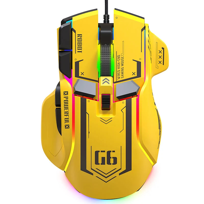 Optimus Prime Limited Edition HXSJ G6 Gaming Mouse With 13 rgb Backlits Megatron/Bumblebee are available too