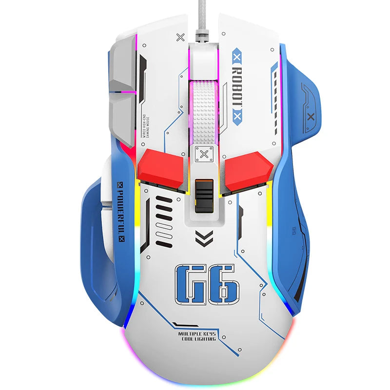 Optimus Prime Limited Edition HXSJ G6 Gaming Mouse With 13 rgb Backlits Megatron/Bumblebee are available too