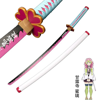 Demon Slayer Metal Katana Anime Sword | Demon Slayer Cosplay Swords