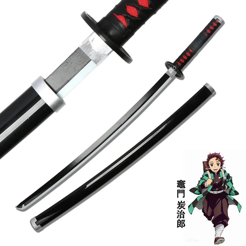 Demon Slayer Metal Katana Anime Sword | Demon Slayer Cosplay Swords
