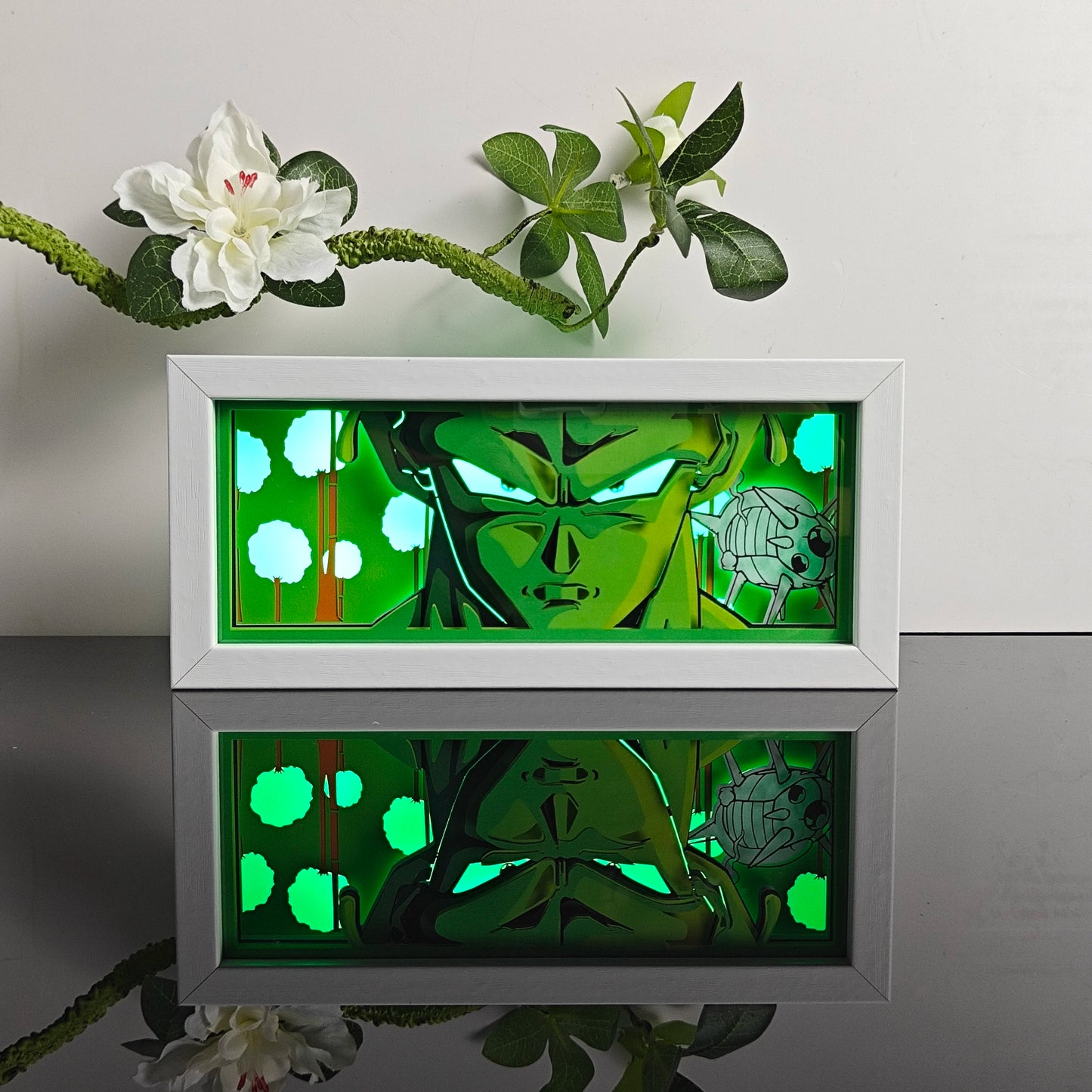 3D Animal Paper Light Box Cut UV Printing Demon Slayer LED Lights Wedding Bedroom Night Desk Lamp