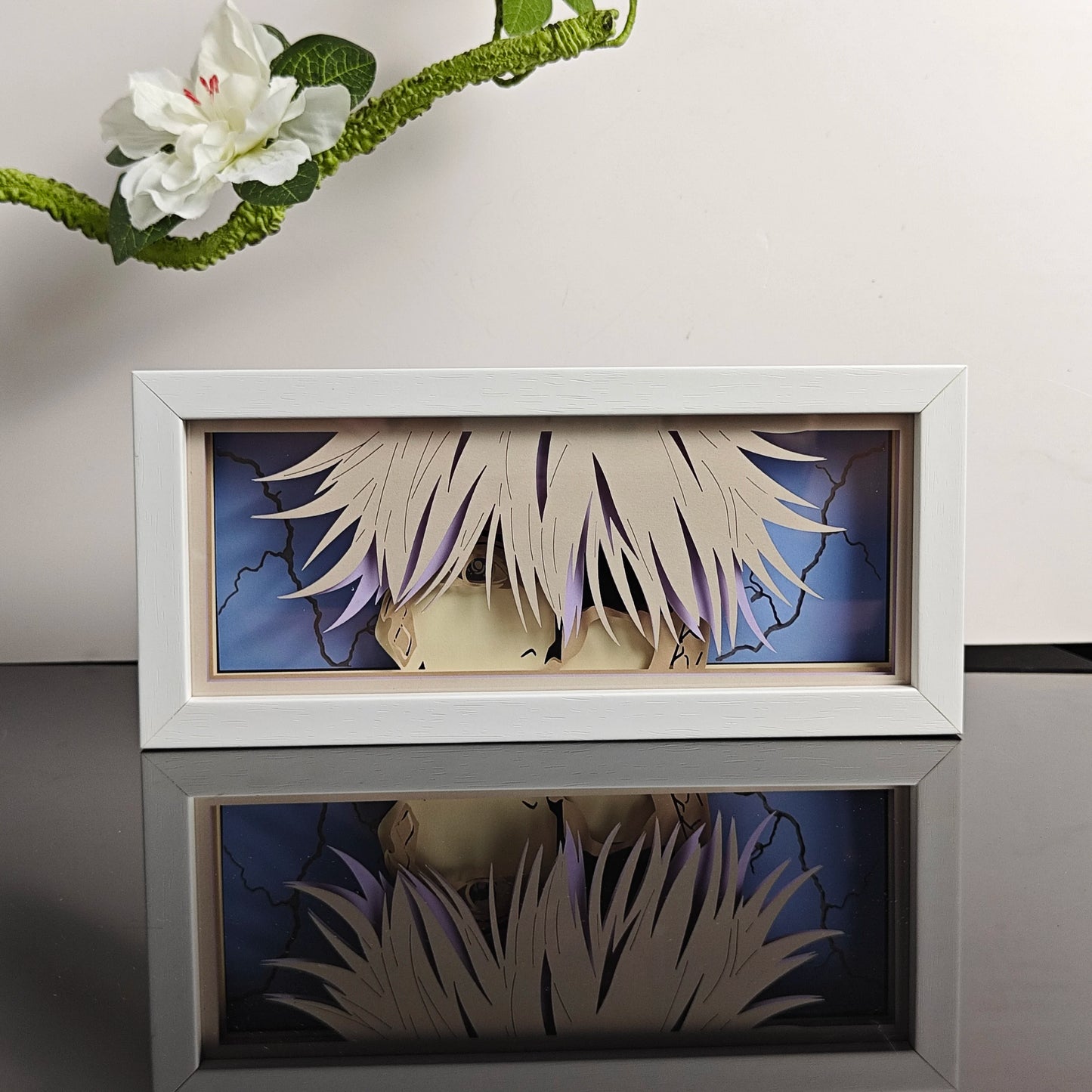 3D Animal Paper Light Box Cut UV Printing Demon Slayer LED Lights Wedding Bedroom Night Desk Lamp