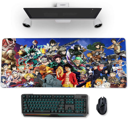 High Quality Compatible Demon Slayer Anime Gaming Large Mouse Pad Rubber Mat Computers Desktop PC Laptop Office Big Mouse Pad