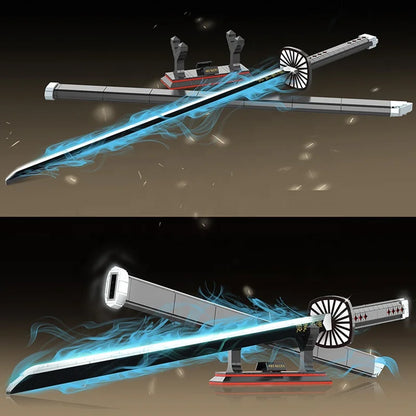 LEGO Demon Slayer Katana Japanese Nichirin Sword Kamado Tanjirou Model DIY Building Blocks Bricks Toys Sets