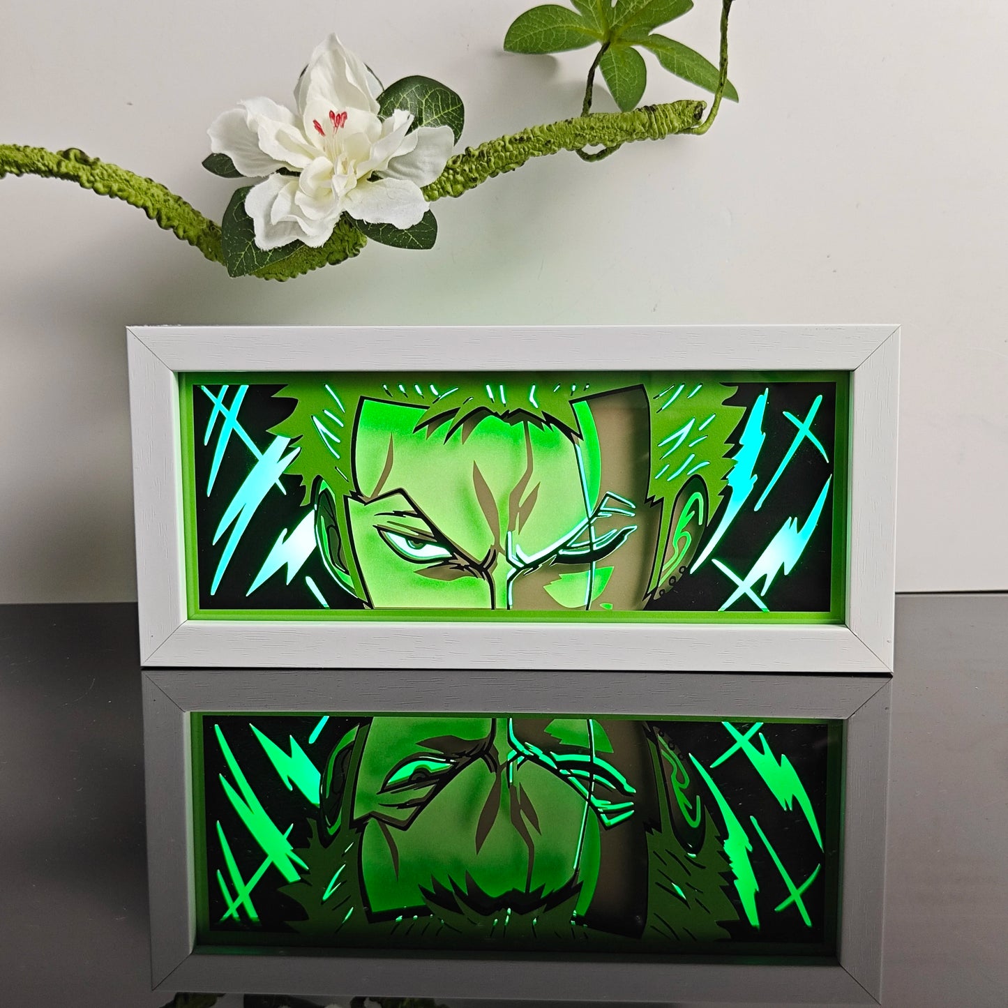 3D Animal Paper Light Box Cut UV Printing Demon Slayer LED Lights Wedding Bedroom Night Desk Lamp