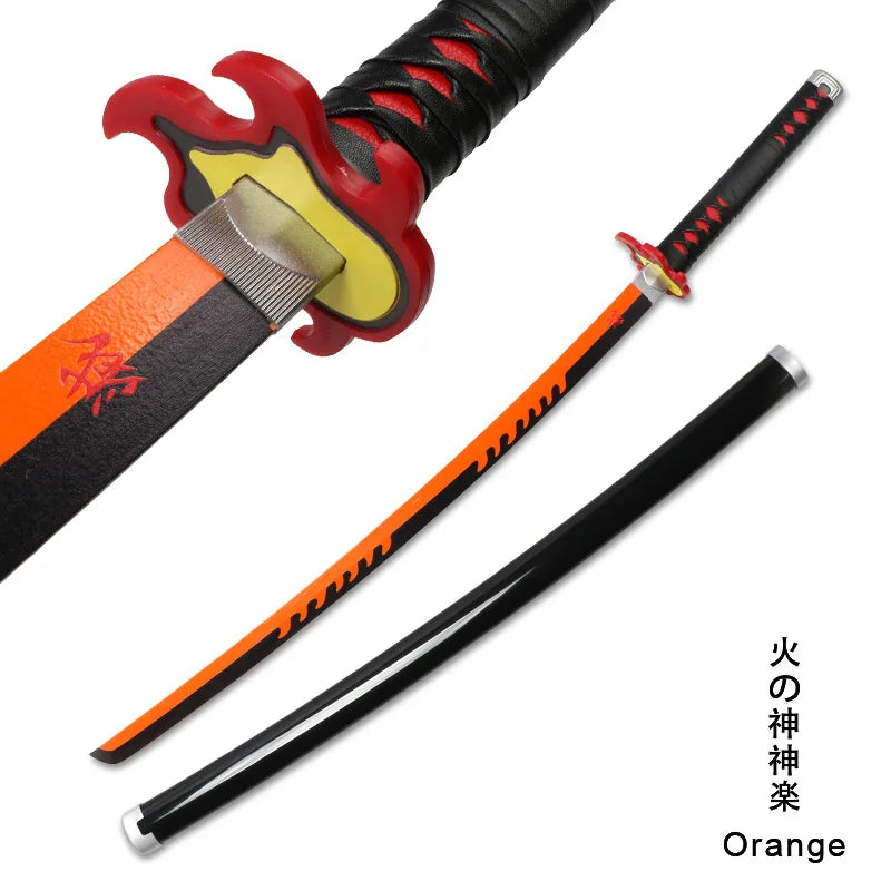 Demon Slayer Metal Katana Anime Sword | Demon Slayer Cosplay Swords