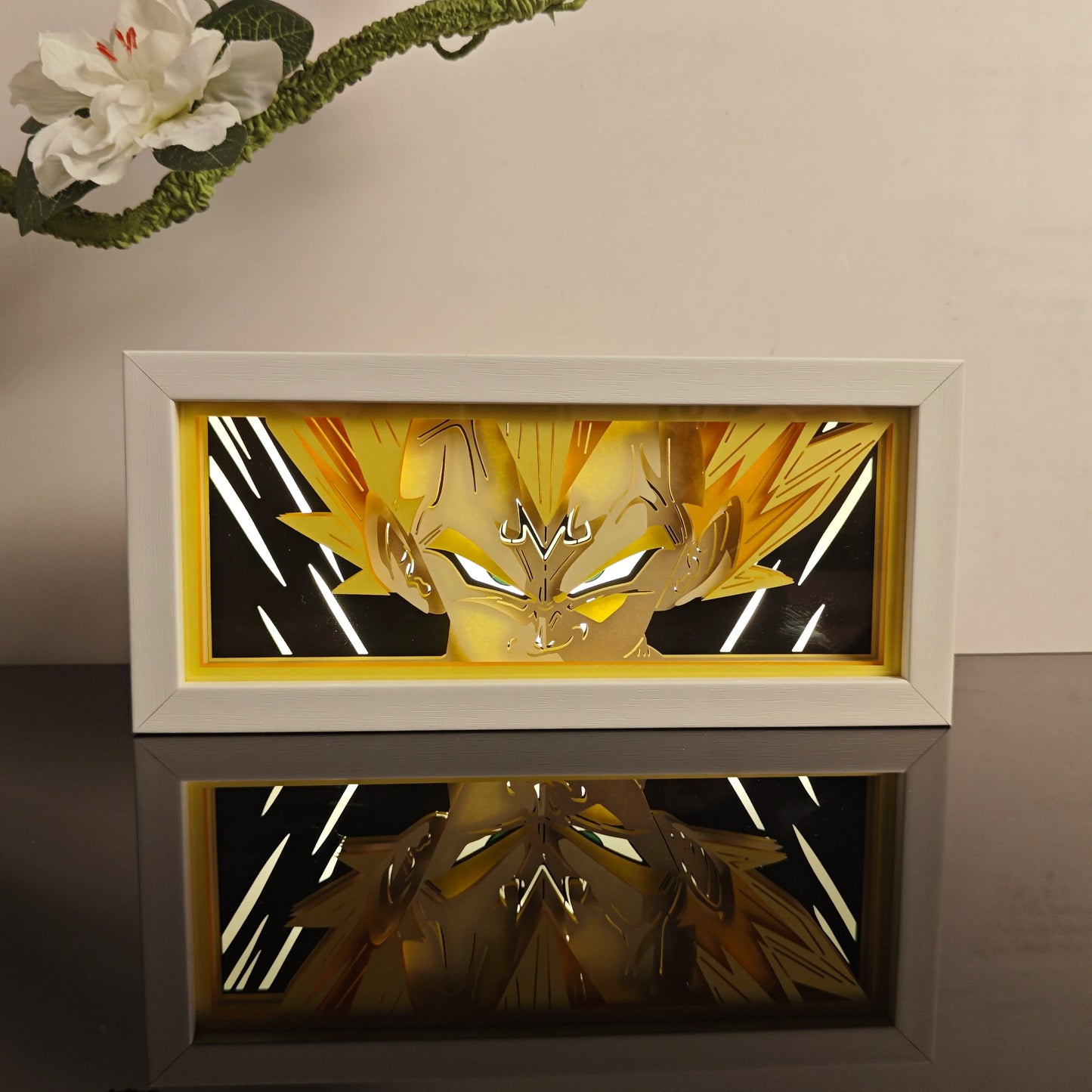3D Animal Paper Light Box Cut UV Printing Demon Slayer LED Lights Wedding Bedroom Night Desk Lamp