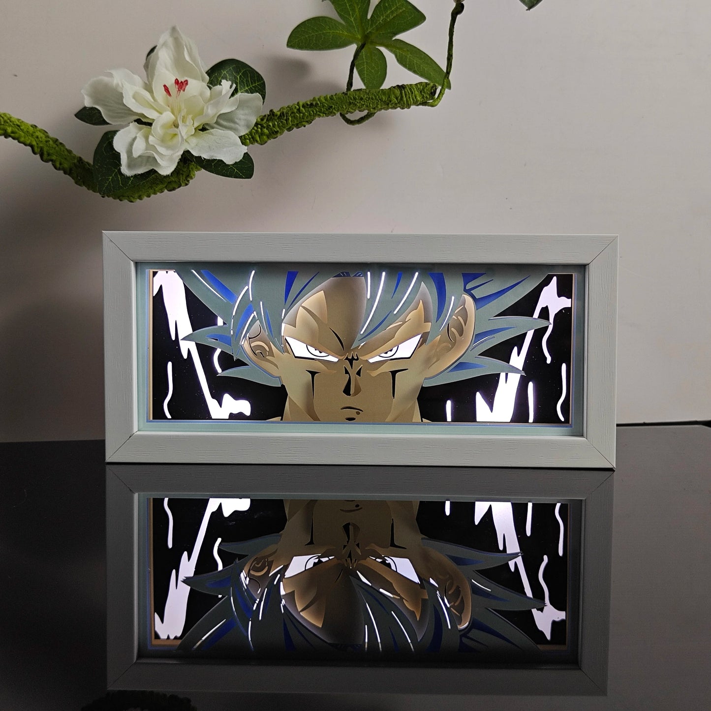 3D Animal Paper Light Box Cut UV Printing Demon Slayer LED Lights Wedding Bedroom Night Desk Lamp