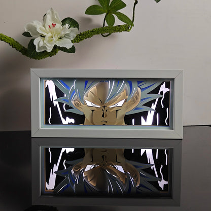 3D Animal Paper Light Box Cut UV Printing Demon Slayer LED Lights Wedding Bedroom Night Desk Lamp