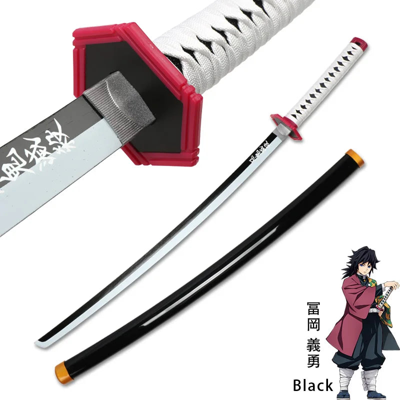 Demon Slayer Metal Katana Anime Sword | Demon Slayer Cosplay Swords