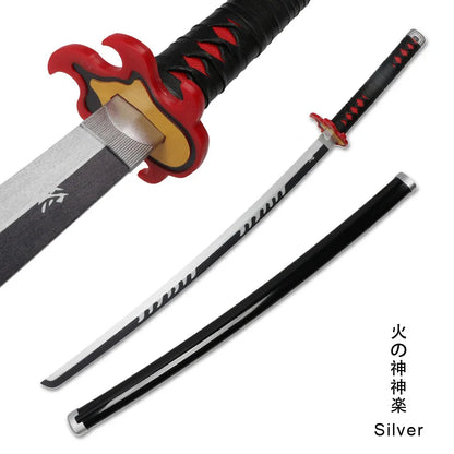 Demon Slayer Metal Katana Anime Sword | Demon Slayer Cosplay Swords