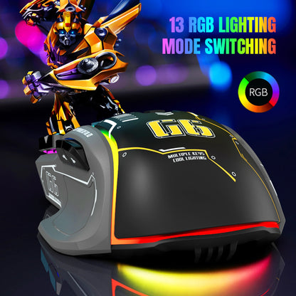 Optimus Prime Limited Edition HXSJ G6 Gaming Mouse With 13 rgb Backlits Megatron/Bumblebee are available too