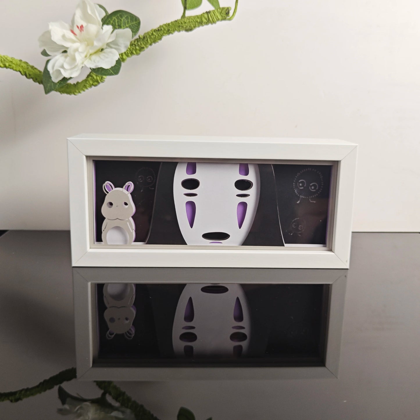 3D Animal Paper Light Box Cut UV Printing Demon Slayer LED Lights Wedding Bedroom Night Desk Lamp