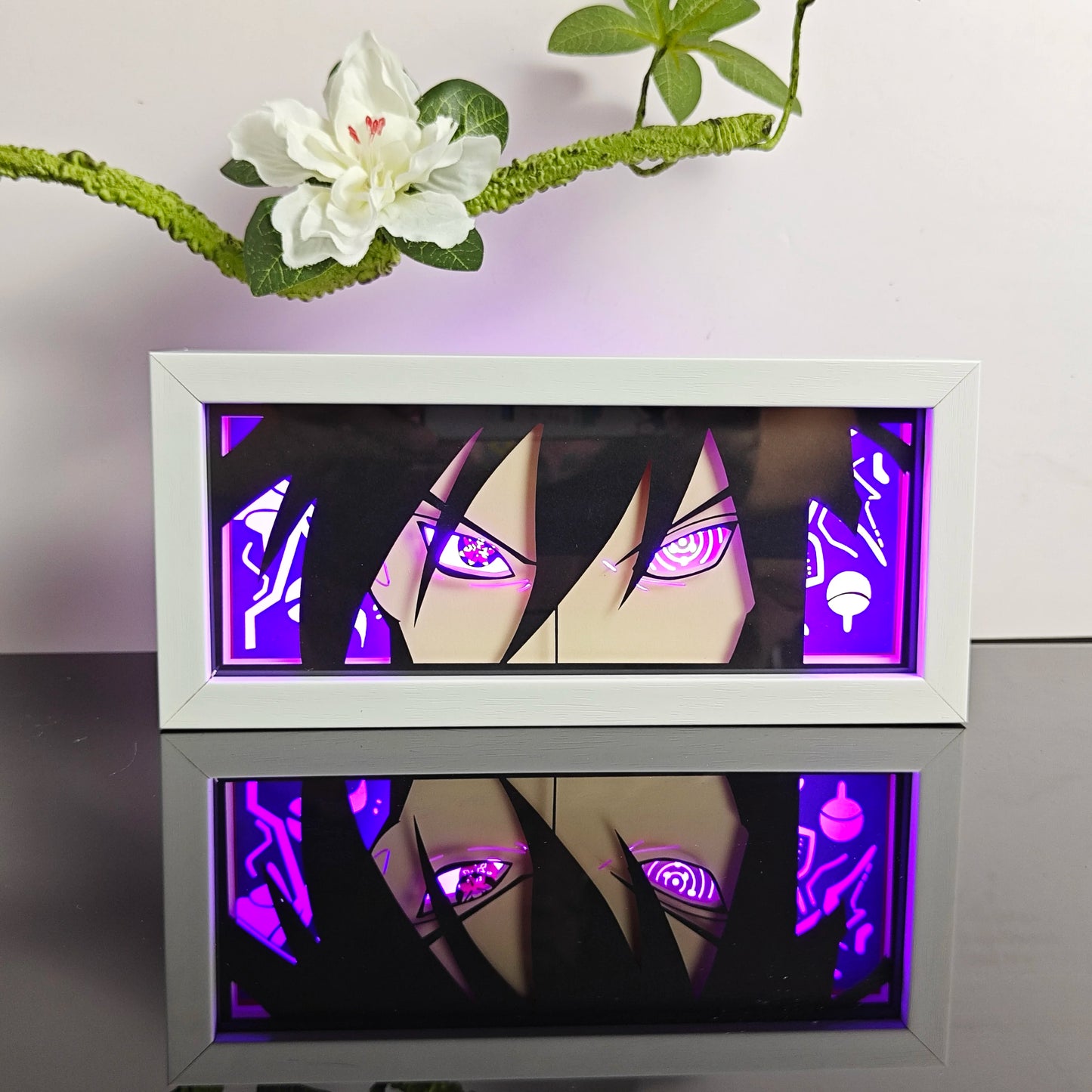 3D Animal Paper Light Box Cut UV Printing Demon Slayer LED Lights Wedding Bedroom Night Desk Lamp