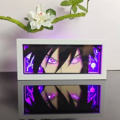 3D Animal Paper Light Box Cut UV Printing Demon Slayer LED Lights Wedding Bedroom Night Desk Lamp