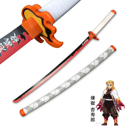 Demon Slayer Metal Katana Anime Sword | Demon Slayer Cosplay Swords