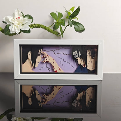 3D Animal Paper Light Box Cut UV Printing Demon Slayer LED Lights Wedding Bedroom Night Desk Lamp