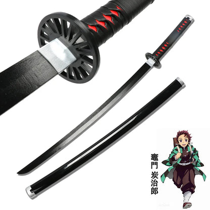 Demon Slayer Metal Katana Anime Sword | Demon Slayer Cosplay Swords