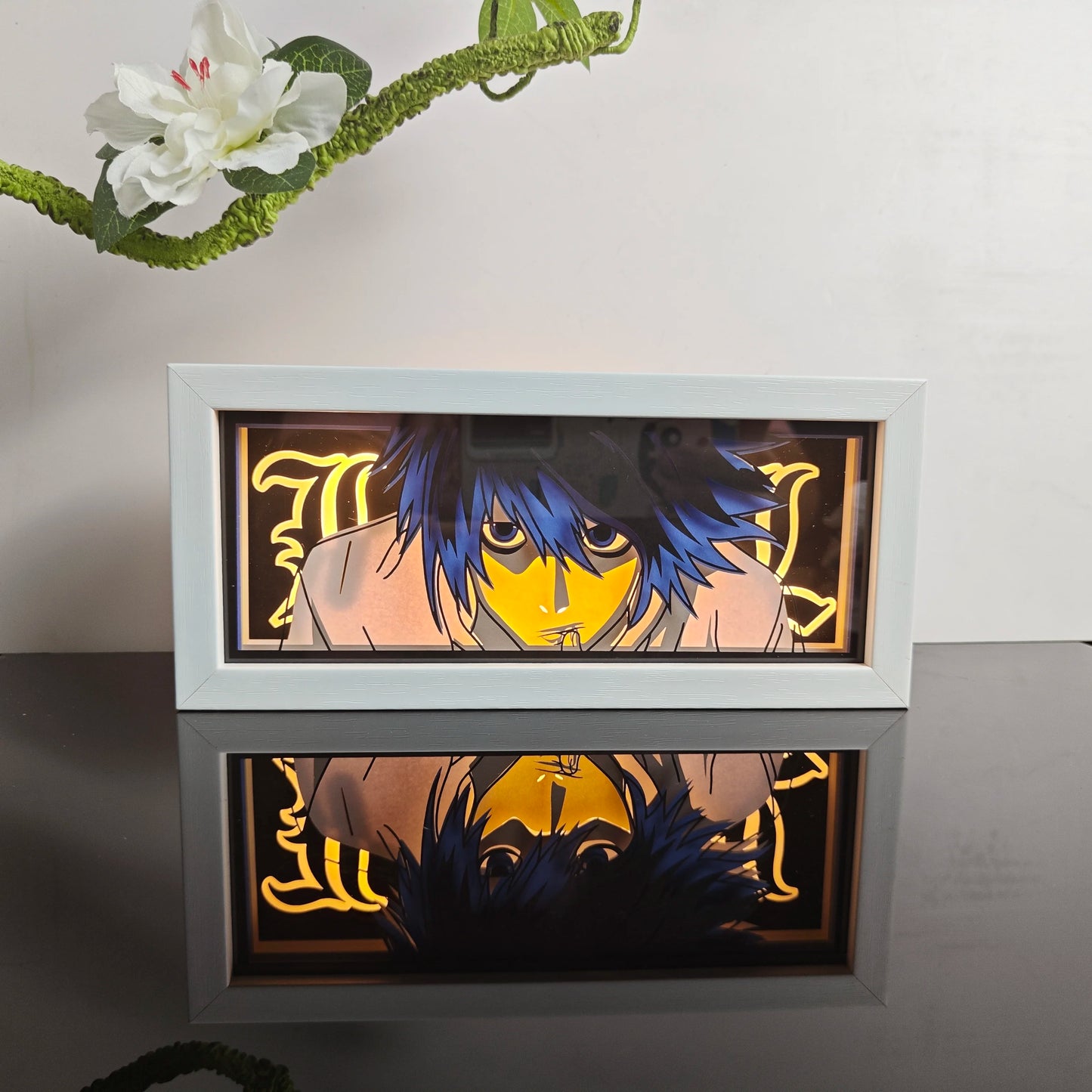 3D Animal Paper Light Box Cut UV Printing Demon Slayer LED Lights Wedding Bedroom Night Desk Lamp