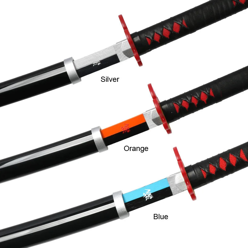 Demon Slayer Metal Katana Anime Sword | Demon Slayer Cosplay Swords