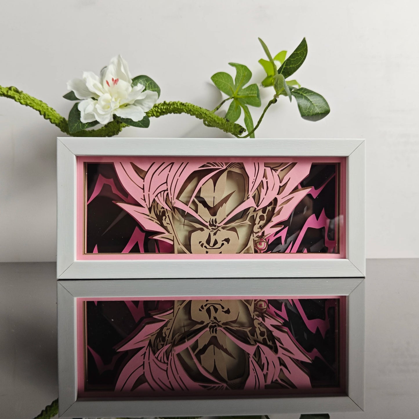 3D Animal Paper Light Box Cut UV Printing Demon Slayer LED Lights Wedding Bedroom Night Desk Lamp
