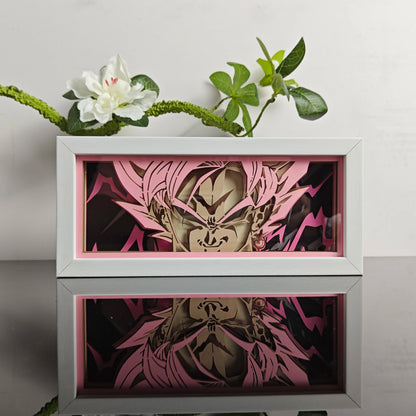 3D Animal Paper Light Box Cut UV Printing Demon Slayer LED Lights Wedding Bedroom Night Desk Lamp