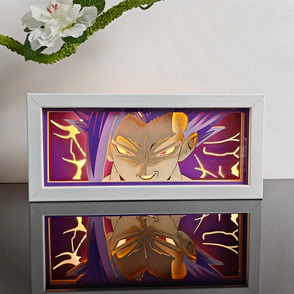 3D Animal Paper Light Box Cut UV Printing Demon Slayer LED Lights Wedding Bedroom Night Desk Lamp