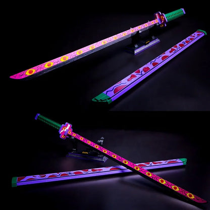 LEGO Demon Slayer Weapon Kokushibo Katana Sword Knife Model Assembly Collection DIY Building Blocks Bricks Toys Sets