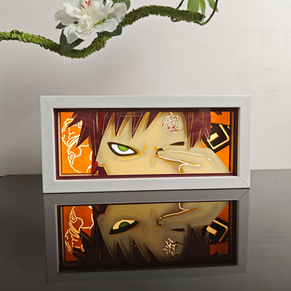3D Animal Paper Light Box Cut UV Printing Demon Slayer LED Lights Wedding Bedroom Night Desk Lamp