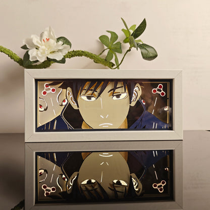 3D Animal Paper Light Box Cut UV Printing Demon Slayer LED Lights Wedding Bedroom Night Desk Lamp