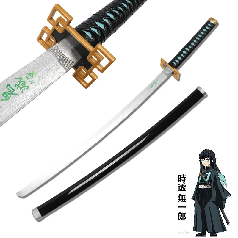 Demon Slayer Metal Katana Anime Sword | Demon Slayer Cosplay Swords
