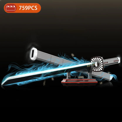 LEGO Demon Slayer Katana Japanese Nichirin Sword Kamado Tanjirou Model DIY Building Blocks Bricks Toys Sets