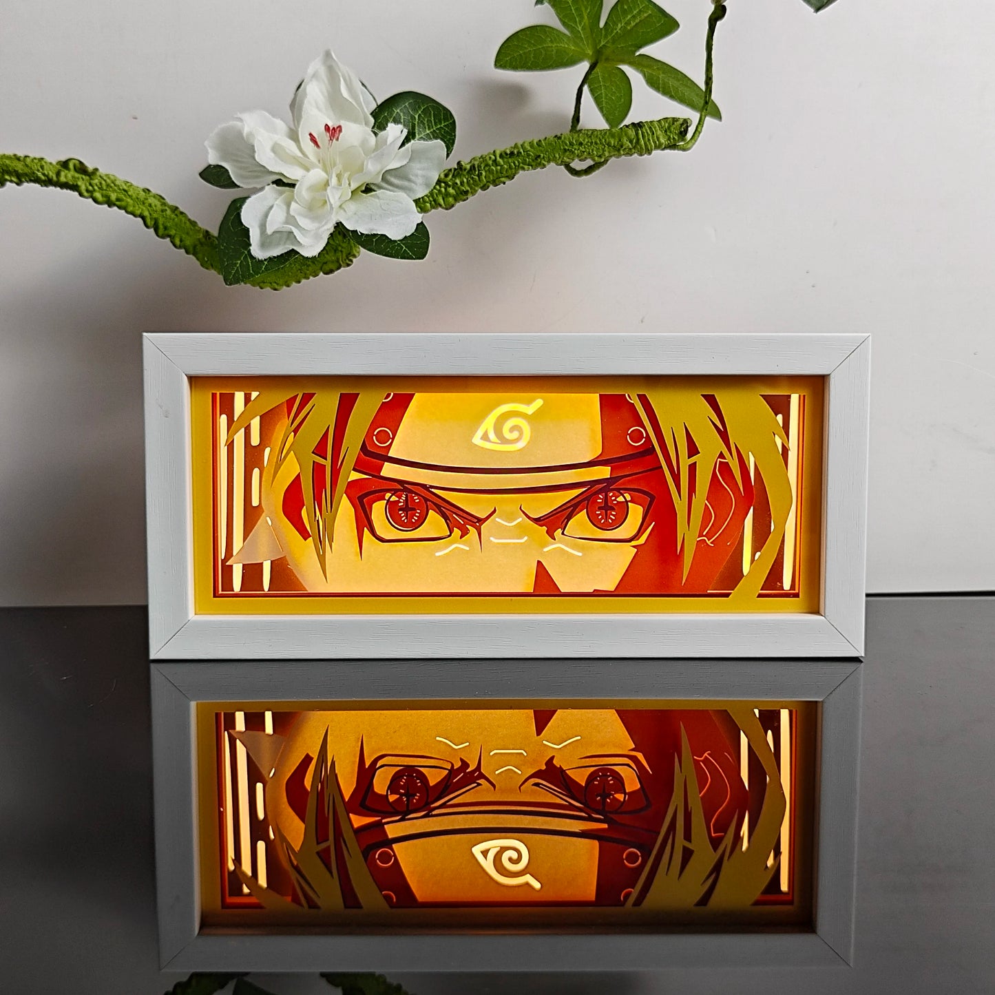 3D Animal Paper Light Box Cut UV Printing Demon Slayer LED Lights Wedding Bedroom Night Desk Lamp