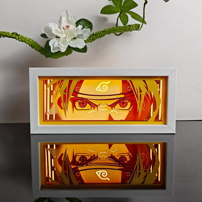 3D Animal Paper Light Box Cut UV Printing Demon Slayer LED Lights Wedding Bedroom Night Desk Lamp