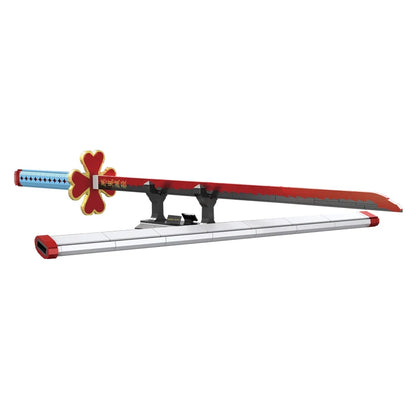 LEGO Demon Slayer Kanroji Mitsuri Sword Model Blade Katana Knife DIY Assembly Plastic Building Blocks Bricks Sets Toys