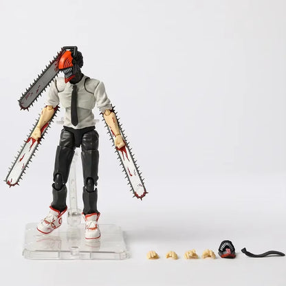 Bandai S.H.Figuarts Chainsaw Man Denji Figma #586 Anime Action Figure PVC Model Movable Collectible Toy Gifts