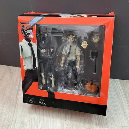 Bandai S.H.Figuarts Chainsaw Man Denji Figma #586 Anime Action Figure PVC Model Movable Collectible Toy Gifts