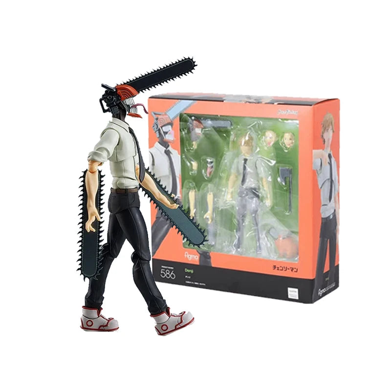 Bandai S.H.Figuarts Chainsaw Man Denji Figma #586 Anime Action Figure PVC Model Movable Collectible Toy Gifts